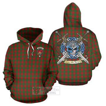 Moncrieff (Moncreiffe) Tartan Hoodie with Family Crest Celtic Skull Style Zip Hoodie - Tartan Vibes Clothing
