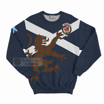 Moncrieff (Moncreiffe) Tartan Lion Rampant Sweatshirt Proudly Display Your Heritage with Alba Gu Brath and Clan Name Unisex - Tartan Vibes Clothing