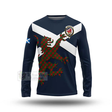 Moncrieff (Moncreiffe) Tartan Lion Rampant Long Sleeve T-Shirt Proudly Display Your Heritage with Alba Gu Brath and Clan Name Unisex - Tartan Vibes Clothing