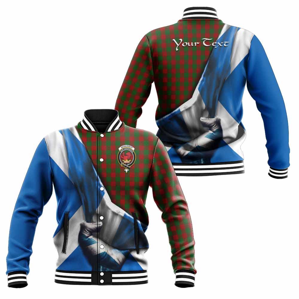Moncrieff (Moncreiffe) Tartan Baseball Jacket with Family Crest Scotland Patriotic Style Unisex - Tartan Vibes Clothing