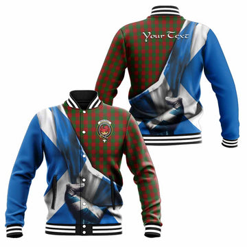 Moncrieff (Moncreiffe) Tartan Baseball Jacket with Family Crest Scotland Patriotic Style Unisex - Tartan Vibes Clothing