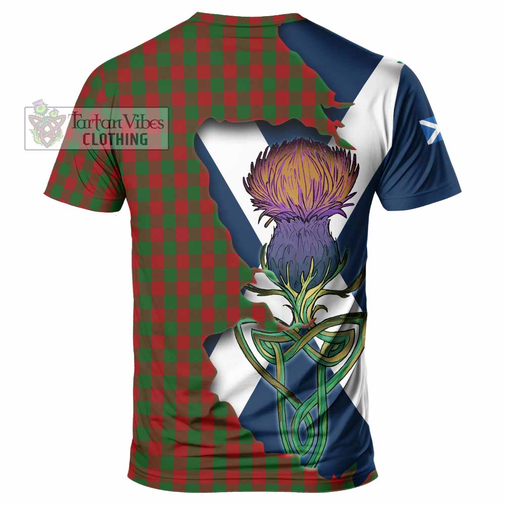 Moncrieff (Moncreiffe) Tartan Family Crest T-Shirt Scottish Thistle Celtic Inspired - Tartan Vibes Clothing