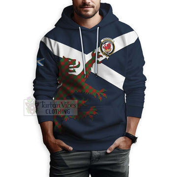 Moncrieff (Moncreiffe) Tartan Lion Rampant Hoodie Proudly Display Your Heritage with Alba Gu Brath and Clan Name - Tartan Vibes Clothing