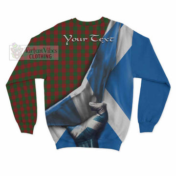 Moncrieff (Moncreiffe) Tartan Sweatshirt with Family Crest Scotland Patriotic Style - Tartan Vibes Clothing