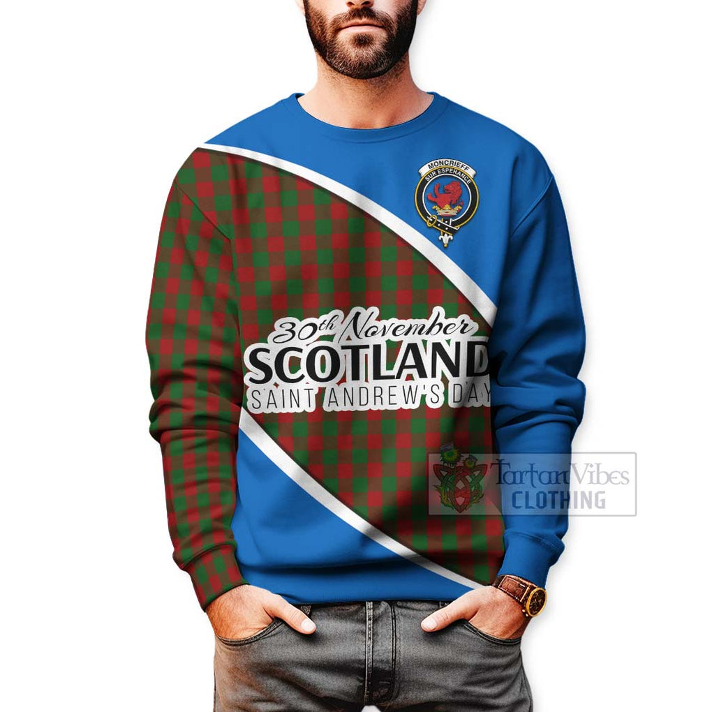Moncrieff (Moncreiffe) Family Crest Tartan Sweatshirt Celebrate Saint Andrew's Day in Style - Tartan Vibes Clothing