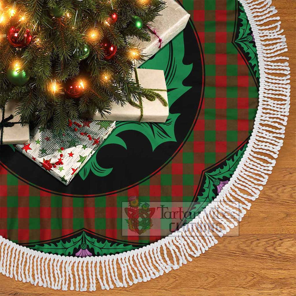 Moncrieff (Moncreiffe) Tartan Christmas Tree Skirt Scottish Thistle Style - Tartan Vibes Clothing