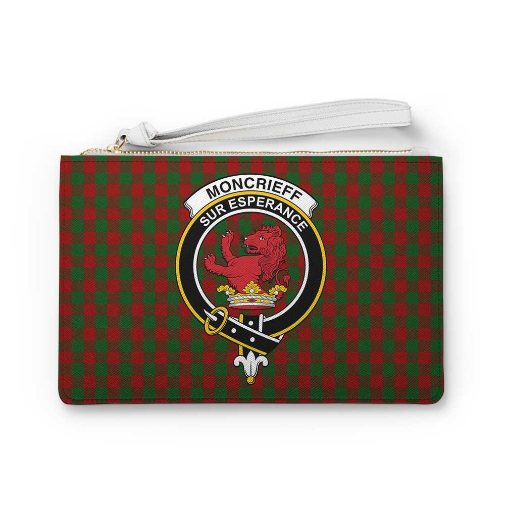 Tartan Vibes Clothing Moncrieff (Moncreiffe) Family Crest Tartan Clutch Bag