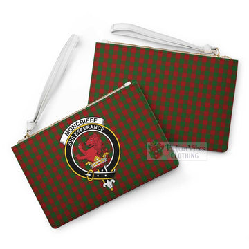 Tartan Vibes Clothing Moncrieff (Moncreiffe) Family Crest Tartan Clutch Bag