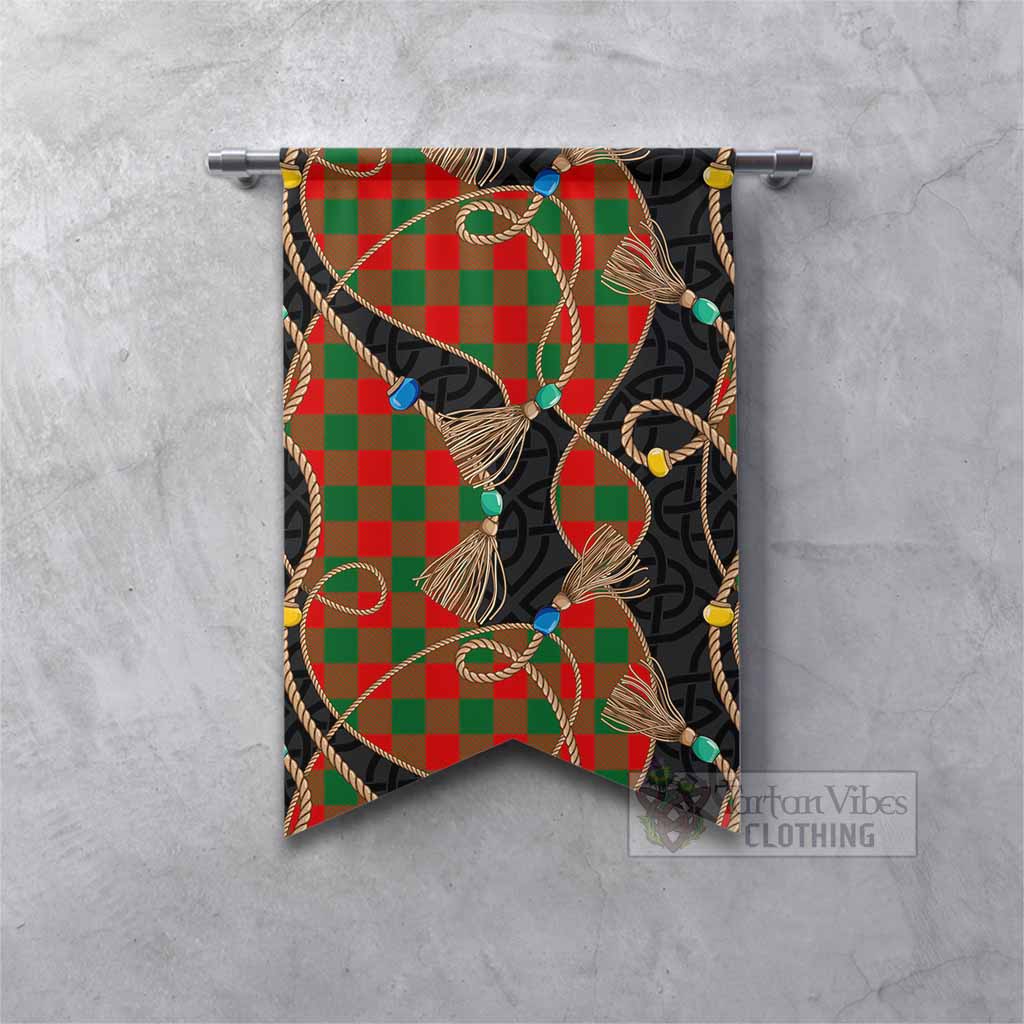 Moncrieff (Moncreiffe) Scottish Tartan Twisted Ropes Stylized Gonfalon Fishtail - Tartan Vibes Clothing