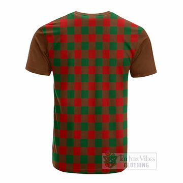 Moncrieff (Moncreiffe) Tartan Accent Cotton T-shirt with Family Crest