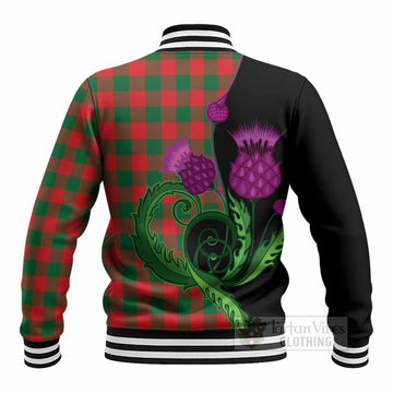 Moncrieff (Moncreiffe) Tartan Baseball Jacket Traditional Scottish Thistle