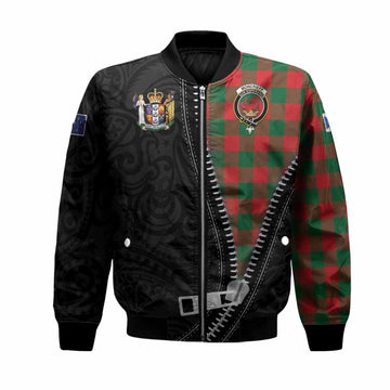 Moncrieff (Moncreiffe) Tartan Bomber Jacket New Zealand Pattern Unique Zipper Stylized