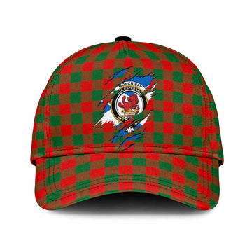 Moncrieff (Moncreiffe) Tartan Classic Cap with Family Crest In Me Style