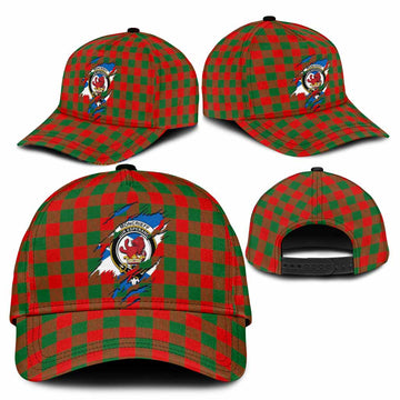 Moncrieff (Moncreiffe) Tartan Classic Cap with Family Crest In Me Style