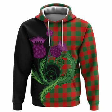 Moncrieff (Moncreiffe) Tartan Hoodie Traditional Scottish Thistle