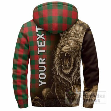 Moncrieff (Moncreiffe) Tartan Sherpa Hoodie Roaring Lion Heritage