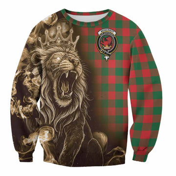 Moncrieff (Moncreiffe) Tartan Sweatshirt Roaring Lion Heritage