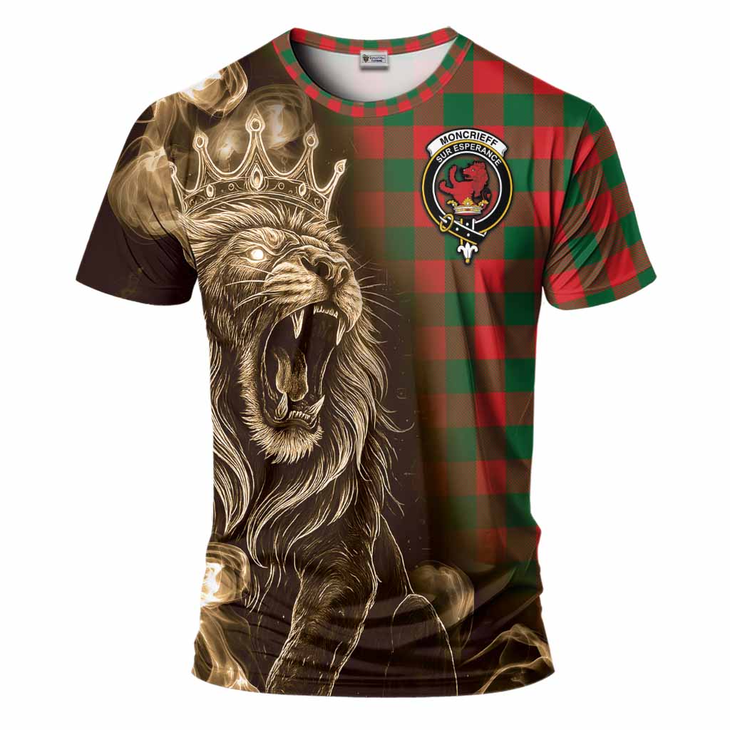 Moncrieff (Moncreiffe) Tartan T-Shirt Roaring Lion Heritage