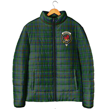 Moncrieff of Atholl Tartan Padded Jacket with Family Crest