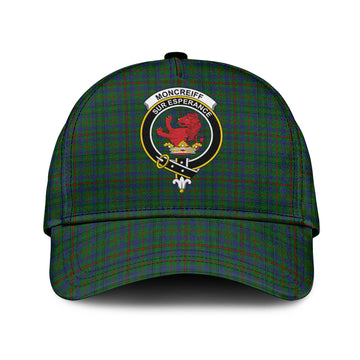 Moncrieff of Atholl Tartan Classic Cap with Family Crest