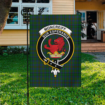 Moncrieff of Atholl Tartan Flag with Family Crest