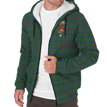 Moncrieff of Atholl Tartan Sherpa Hoodie with Family Crest