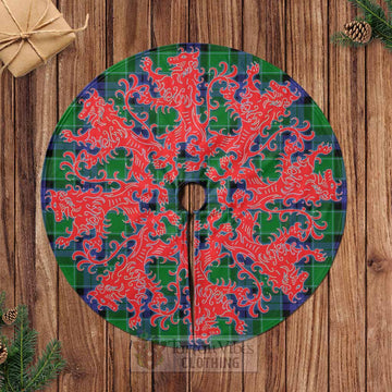 Tartan Vibes Clothing Monteith Tartan Christmas Tree Skirt Lion Rampant Style