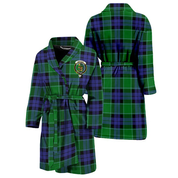 Monteith Tartan Bathrobe with Family Crest
