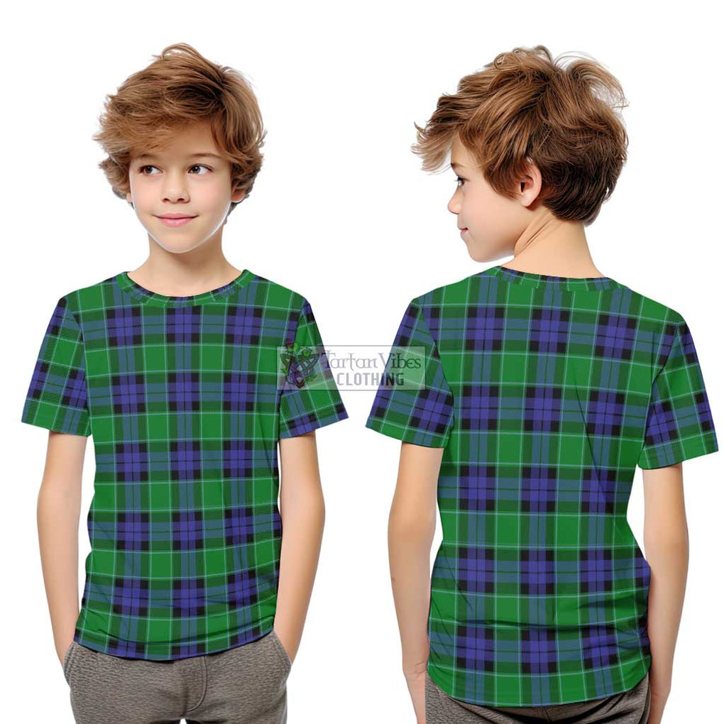 Monteith Tartan Kid T-Shirt Youth XL Size14 - Tartan Vibes Clothing