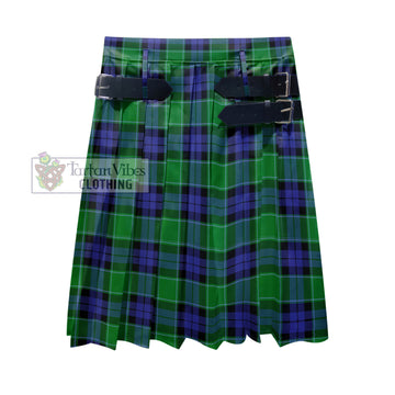 Monteith Tartan Men's Pleated Skirt - Fashion Casual Retro Scottish Kilt Style