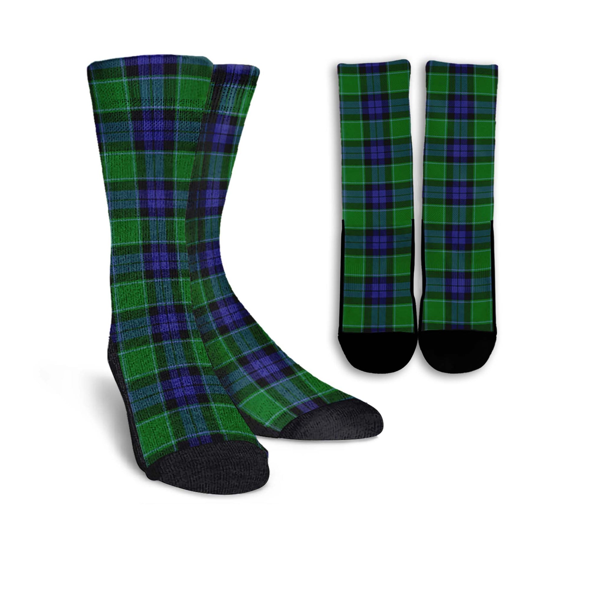 Monteith Tartan Crew Socks - Tartanvibesclothing