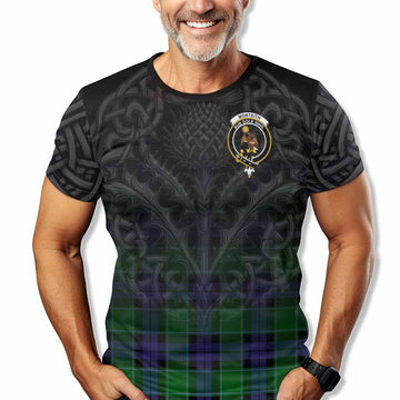 Monteith Tartan T-Shirt with Family Crest Celtic Thistle Vibes Kid's Shirt - Tartan Vibes Clothing