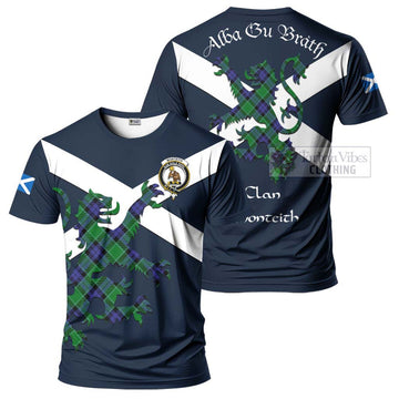 Monteith Tartan Lion Rampant T-Shirt Proudly Display Your Heritage with Alba Gu Brath and Clan Name Kid's Shirt - Tartan Vibes Clothing