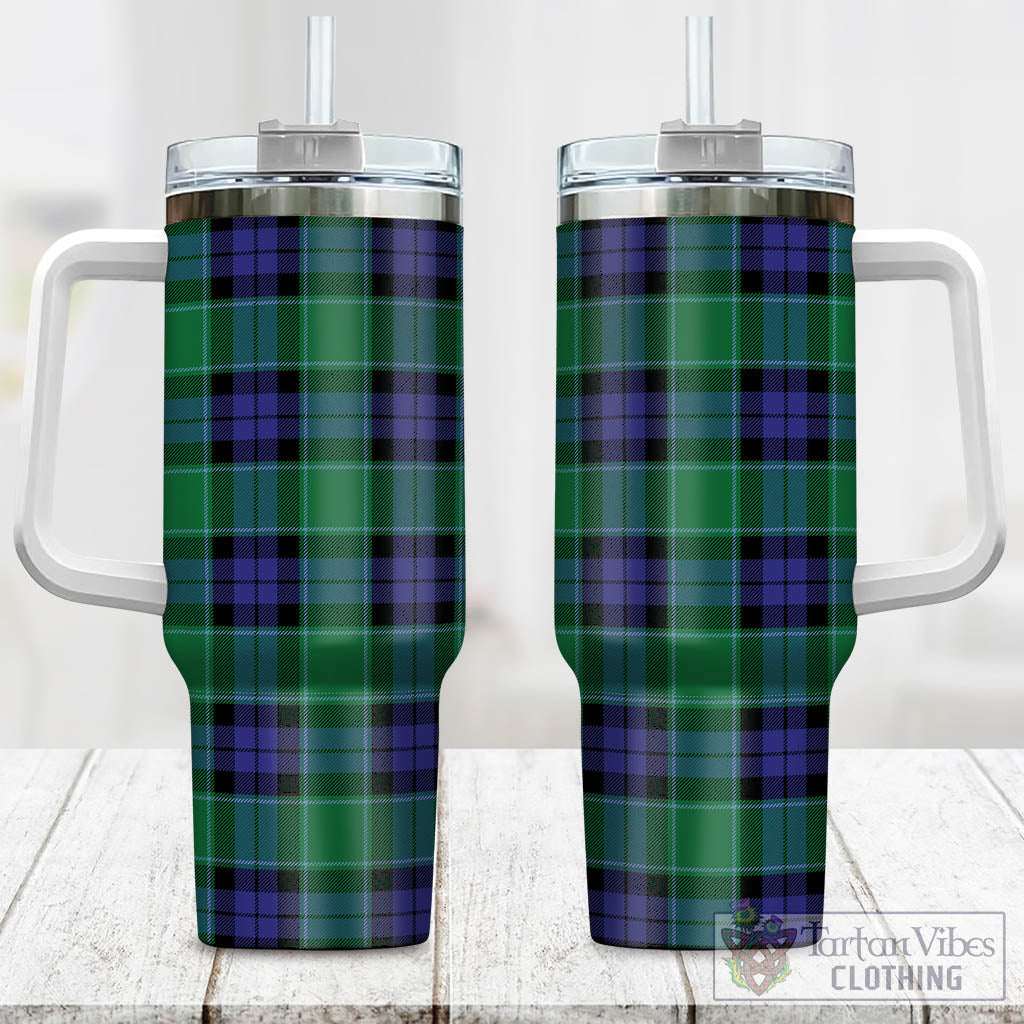 Monteith Tartan Tumbler with Handle One Size 40 OZ - Tartan Vibes Clothing