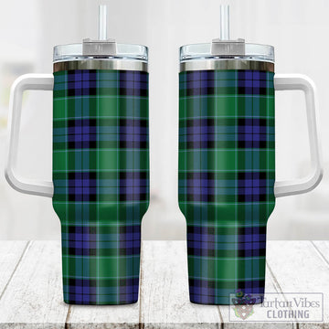 Monteith Tartan Tumbler with Handle One Size 40 OZ - Tartan Vibes Clothing
