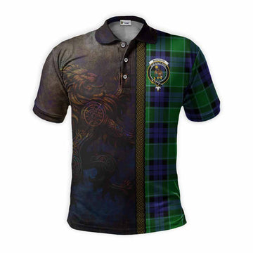 Monteith Tartan Family Crest Polo Shirt Alba Gu Brath Be Brave Lion Ancient Style Kid - Tartan Vibes Clothing