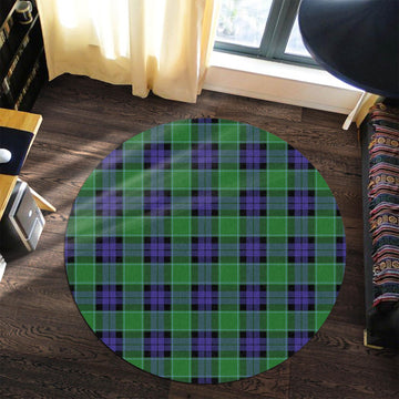 Monteith Tartan Round Rug Premium Round Rug - Tartan Vibes Clothing