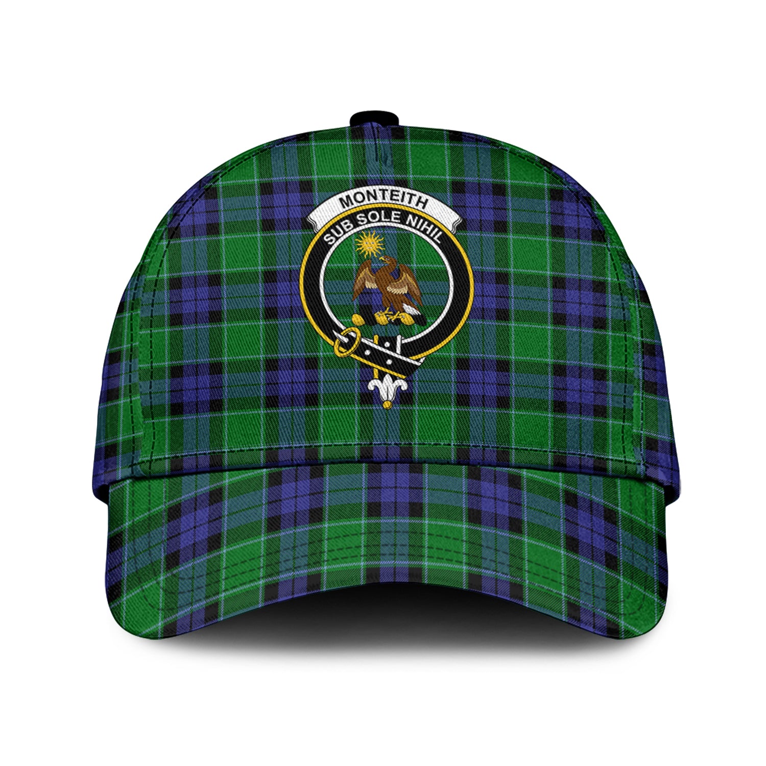 monteith-tartan-classic-cap-with-family-crest