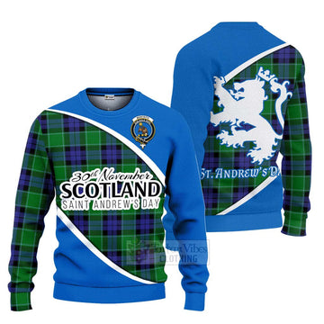 Monteith Family Crest Tartan Ugly Sweater Celebrate Saint Andrew's Day in Style Unisex - Tartan Vibes Clothing