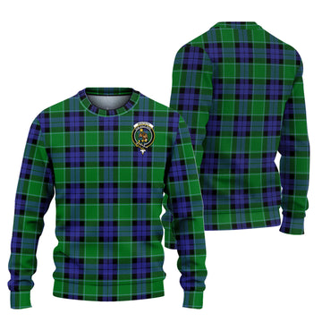 Monteith Tartan Ugly Sweater with Family Crest Unisex - Tartan Vibes Clothing