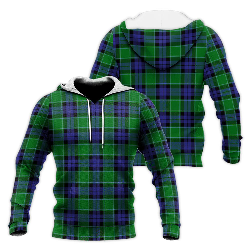Monteith Tartan Knitted Hoodie Unisex - Tartan Vibes Clothing