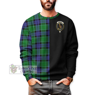Monteith Tartan Sweatshirt with Family Crest and Half Of Me Style Unisex - Tartan Vibes Clothing