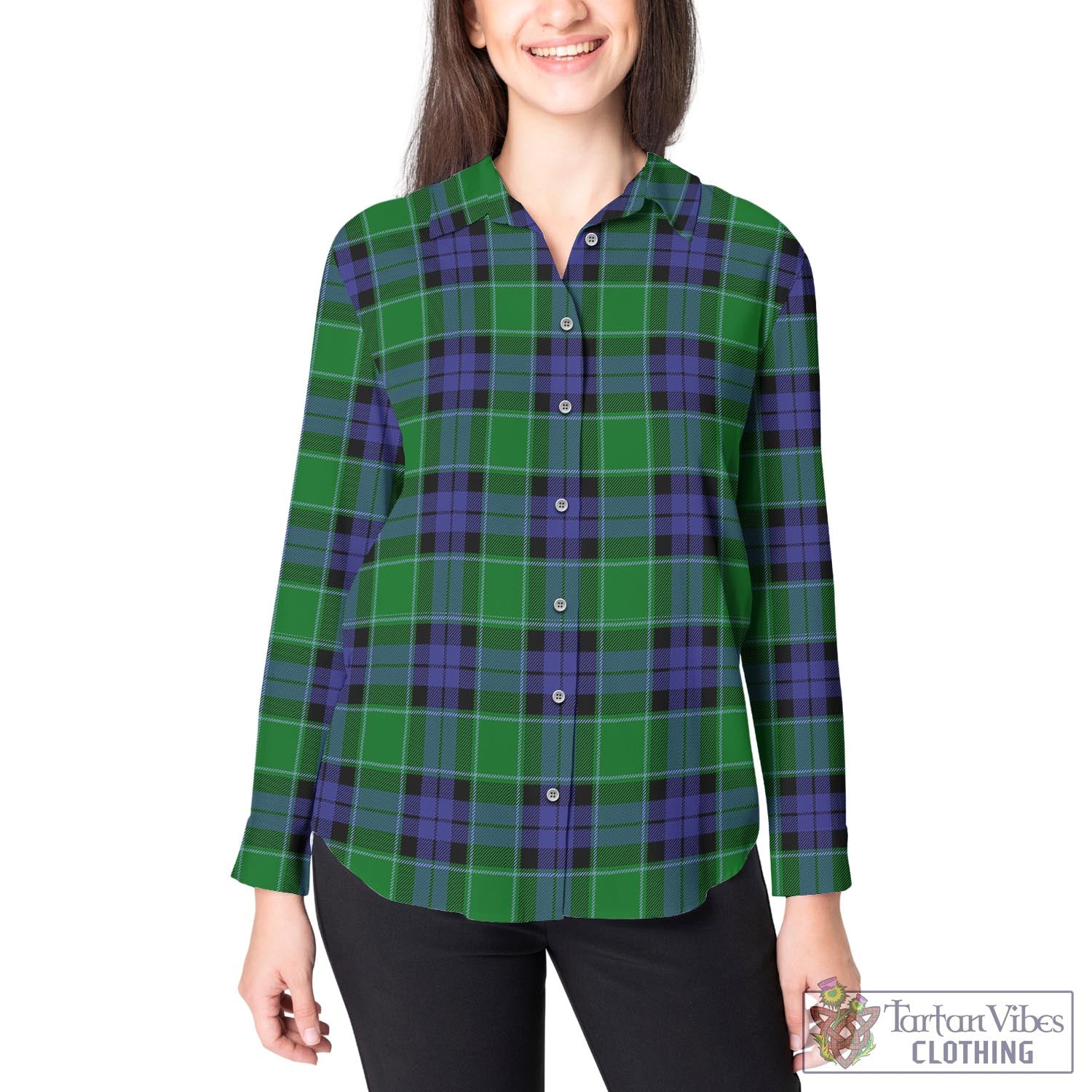 Monteith Tartan Women's Casual Shirt - Tartan Vibes Clothing