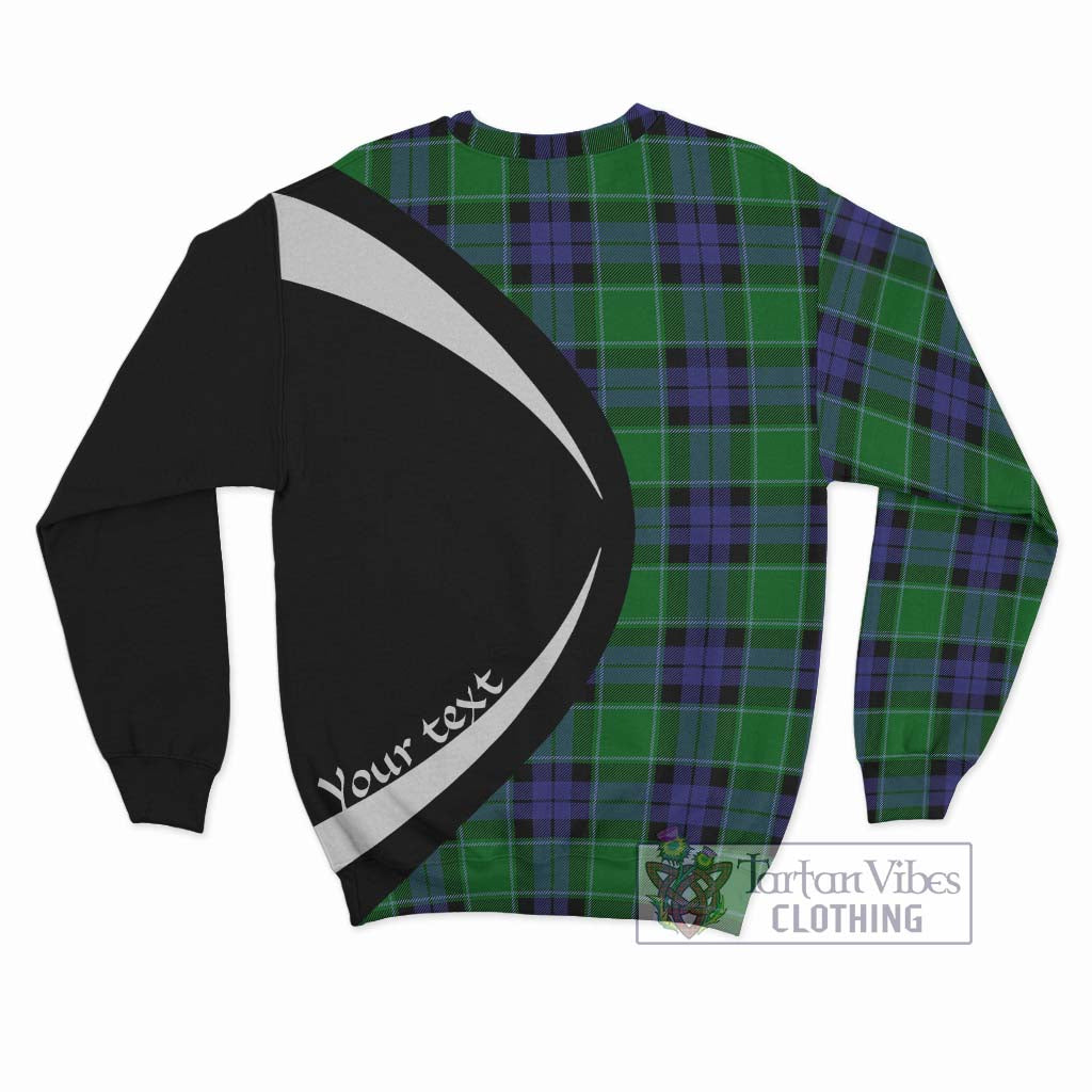 Monteith Tartan Sweatshirt with Family Crest Circle Style - Tartan Vibes Clothing