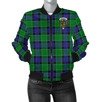 Monteith Tartan Bomber Jacket with Family Crest