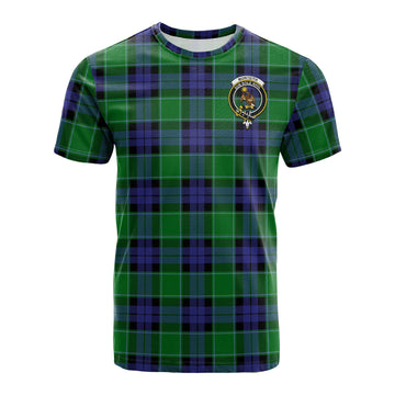Monteith Tartan T-Shirt with Family Crest