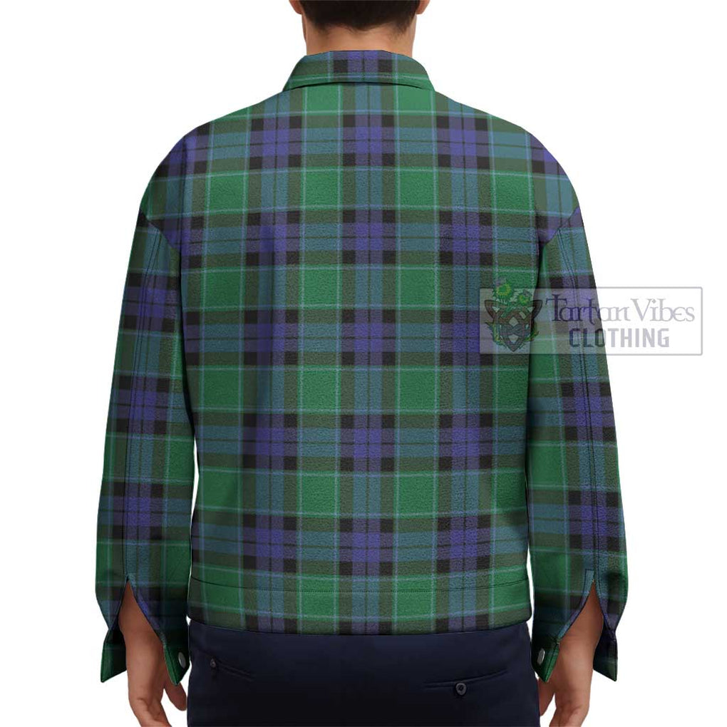 Monteith Tartan Unisex Lapel Cotton Jacket - Tartan Vibes Clothing