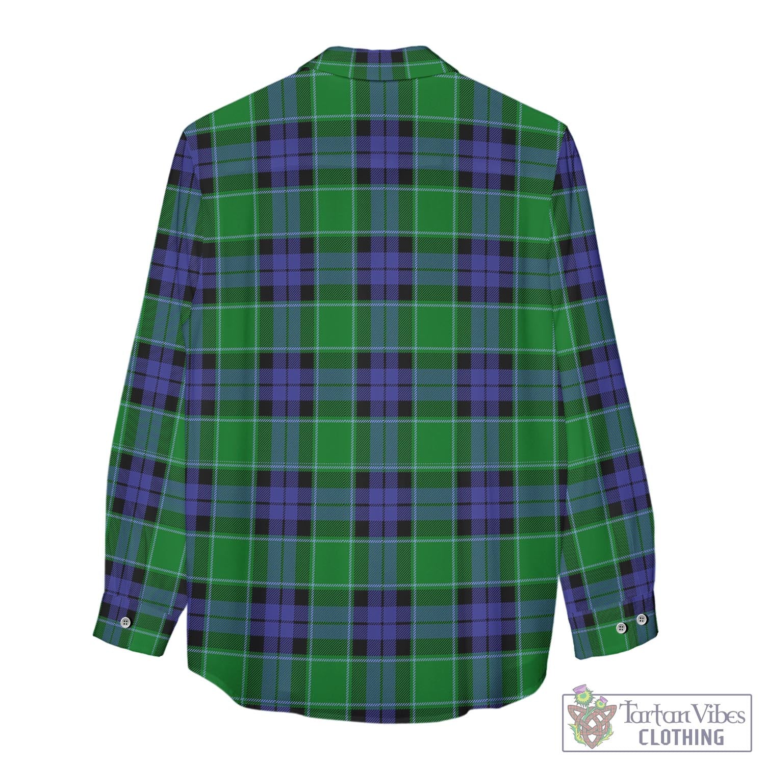 Monteith Tartan Women's Casual Shirt with Family Crest - Tartan Vibes Clothing