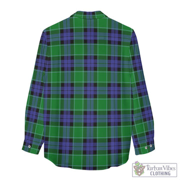 Monteith Tartan Women's Casual Shirt with Family Crest - Tartan Vibes Clothing