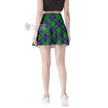 Monteith Tartan Women's Plated Mini Skirt